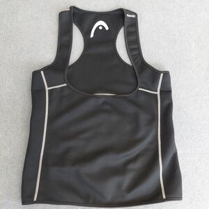 HEAD Black Racerback Athletic Tank Top - Women's Small (Fits 4-6)